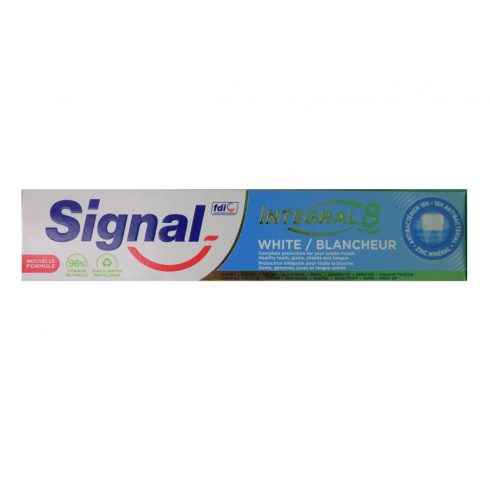 Signal fogkrém /Toothpaste Integranl 8 White/Blancheur 75ml [EN,FR]