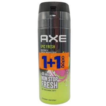 Axe deodorant duopack 2x150ml Epic Fresch