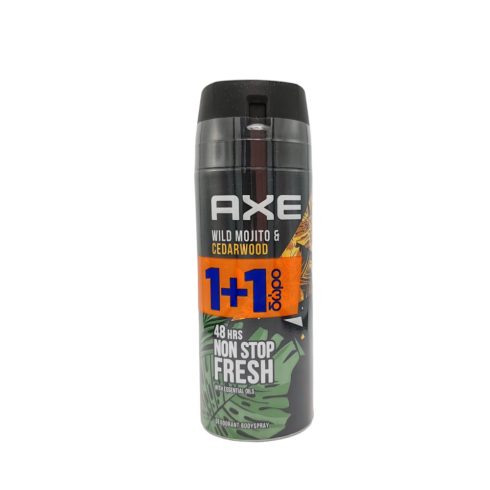 Axe Deo spray 150ml ( 1+1 ) Wild Pepper & Wild Mojito / Axe dezodor