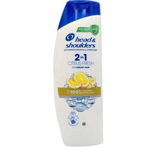 Head & Shoulders sampon /Shampoo 400ml Citrus Fresh 2in1 [UK,IE]