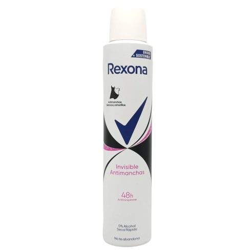 Rexona Deodorant Spray 200ml Invisible Anti Marks [ES]