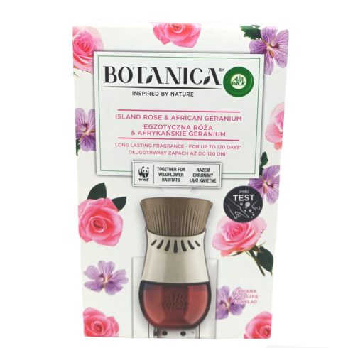 Air Wick Electric Starter Set System Botanica Island Rose & Africa Geranium 19ml  / Air Wick készülék + utántöltő  