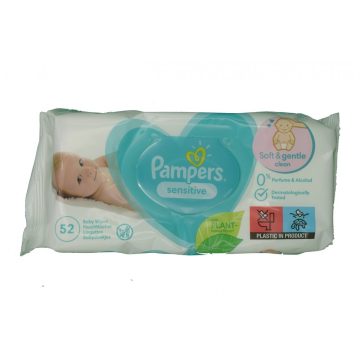 Pampers Baby Wipes Sensitive 52pcs