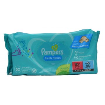 Pampers Baby Wipes Fresh Clean 52pcs