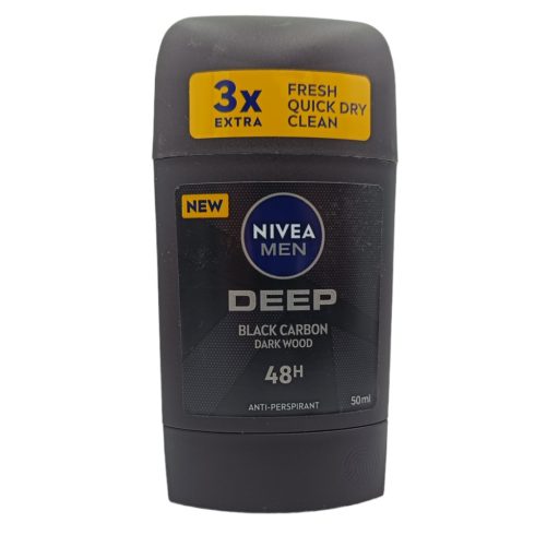 NIVEA MEN Stick Deo 50ml Deep [CZ,SK,HU,SRB,MNE,HR,BIH,SLO,RO,BG]