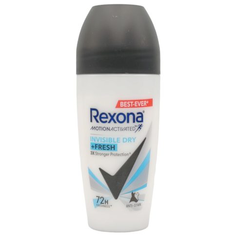 Rexona roll on men 45ml Invisible Dry + Fresh [EN]