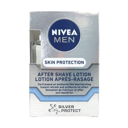 Nivea Men Aftershave Lotion Silver Protect Skin Protection 100 ml [NL,FR,FE,UK]