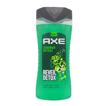   Axe tusfürdő/shower gel 5in1 Lendeman Difficile Detox 400ml [FR]