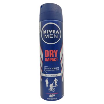 Nivea Men - Deodorant - Spray - Dry Impact - 150ml