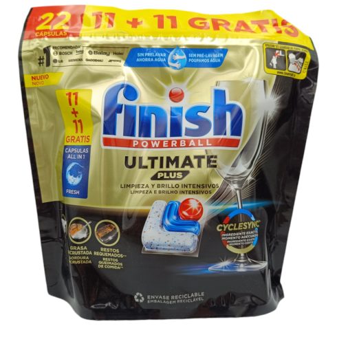 Finish Tabs Powerball Ultimate Plus - All-in 1 - 22Wb/268.4g