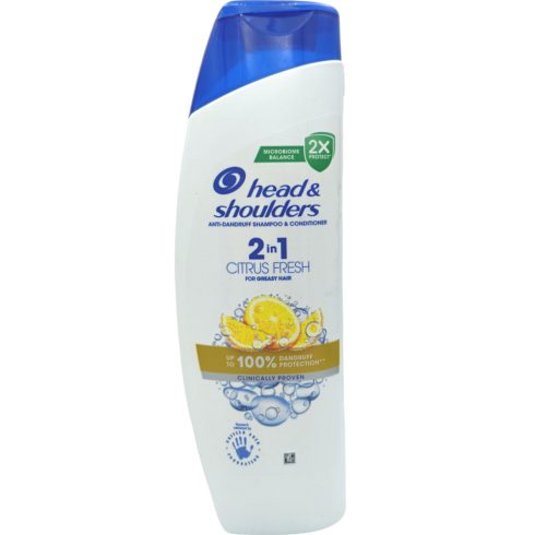 Head & Shoulders Shampoo - Conditioner - 2in1 Citrus Fresh - 330ml