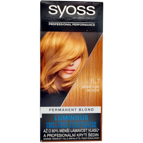 Syoss hair color 8-7