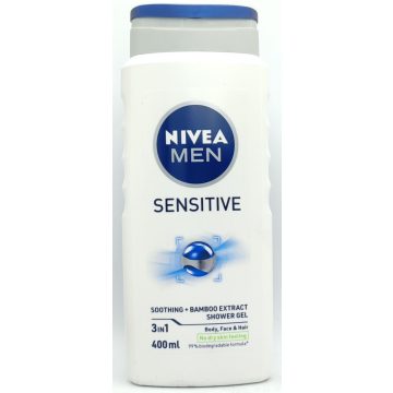   Nivea Shower Gel MEN Sensitive 400ml / Nivea férfi tusfürdő