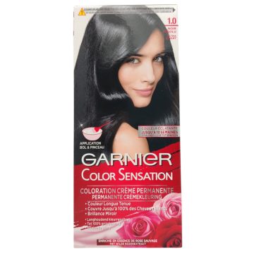   Garnier Hair Color Color Sensation - 1.0 - Ultra Black - 112ml / Garnier hajfesték