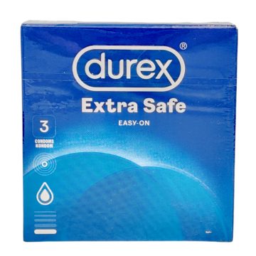 Durex Condoms Extra Safe 3pcs / óvszer 3db