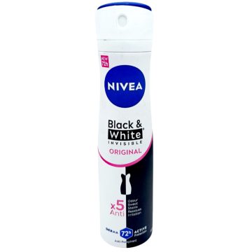  Nivea Spray Invisible for Black & White Original 150ml