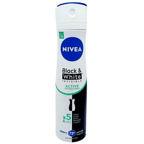  Nivea Spray Invisible for Black & White Active150ml