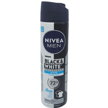  Nivea Spray Men Invisible for Black & White Active 150ml