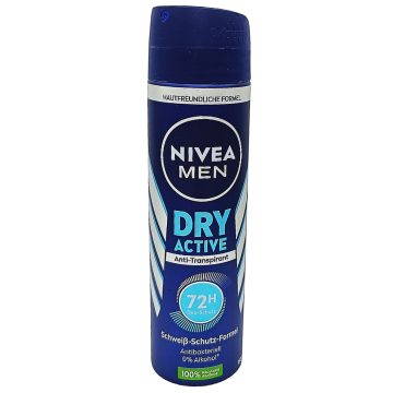 Nivea Men - Deodorant - Spray - Dry Active - 150ml