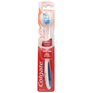 Colgate fogkefe / toothbrush 360° Optic White - Medium