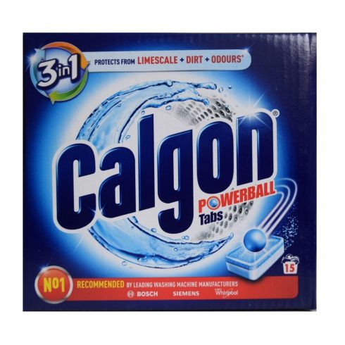 Calgon vízlágyító tabletta 15db/ Water softener tablets 3 in 1 Protect 15pcs [EN]