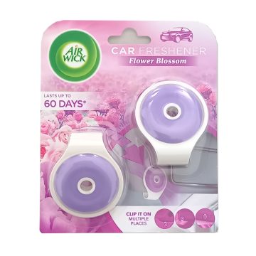   Air Wick autóillatosító/Car Air Freshener Flower Blossom 2x9g