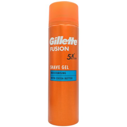 Gillette Shaving Gel Fusion5  Moisturising - Cocoa Butter - 200ml / Gillette borotvagél