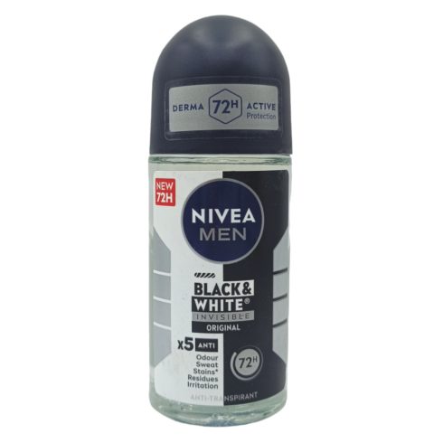 Nivea Roll on Men Black & White Invisible - Original - 50ml