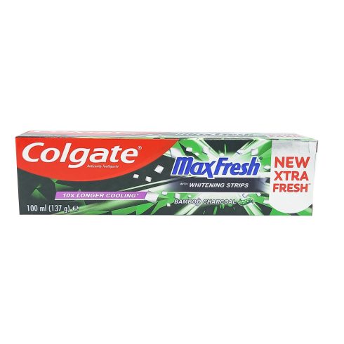 Colgate fogkrém / toohpaste Max Fresh Bamboo Charcoal 100ml [EN,FR,AR]