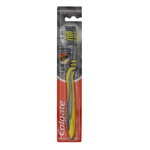 Colgate fogkefe / toothbrush Zig Zag Charcoal Medium