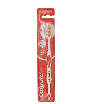   Colgate fogkefe / toothbrush Classic Deep Clean Medium [EN,FR,ES,AR]