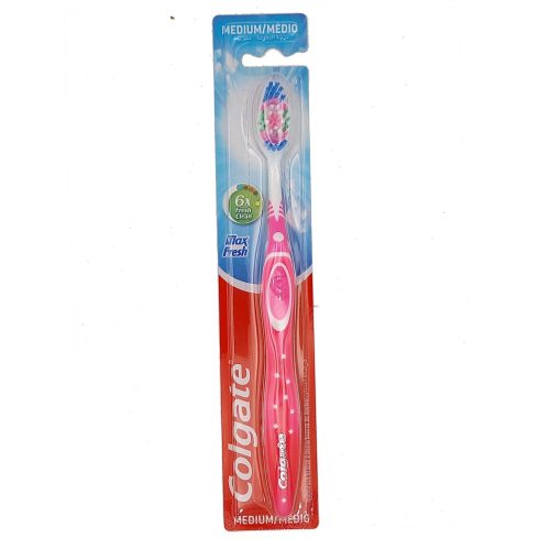 Colgate fogkefe / toothbrush Max Fresh Medium [EN,FR,ES,AR]