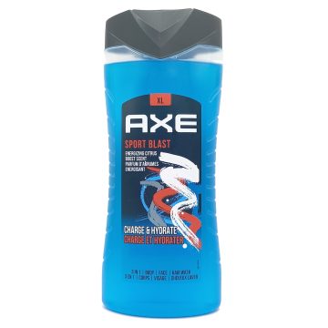   Axe tusfürdő 3 in 1/ Body, Hair&Face Wash Sport Blast 400ml [EN,FR]