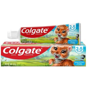 Colgate 2-5years Toothpaste 50ml Bubble Fruit