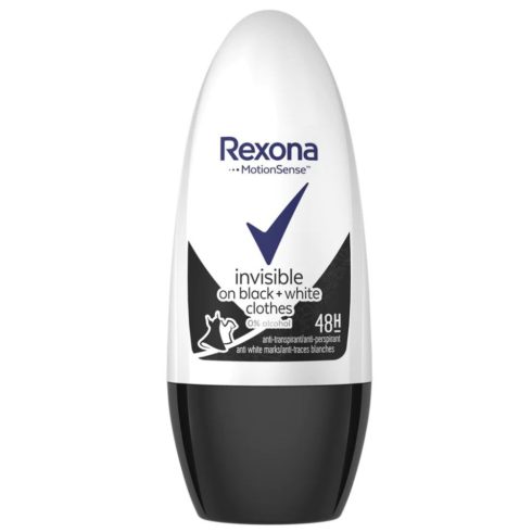 Rexona roll on 50ml Invisible Black&White [UK,IE,B,NL,F,B,CH,D,A,FIN,DK,PL,BG]