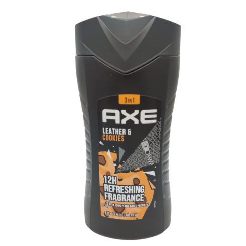 Axe Shower Gel Leather&Cookies 250ml [EN, DE, FR, IT, SK, PL, CZ, HU, GR, RS]