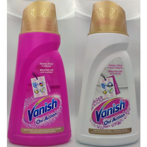 Vanish Oxi Action 940ml mix case (6 Pink +2 White)
