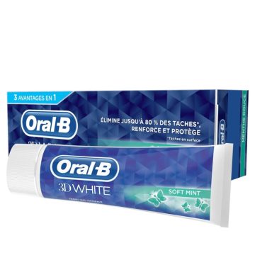 Oral B 3D White Soft Mint 75ml