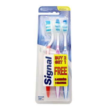 Signal fogkefe / toothbrush Fighter 3pack [EN]