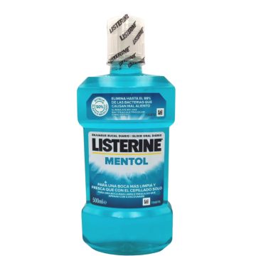 Listerine mouthwash 500ml Mentol [ES,PT]