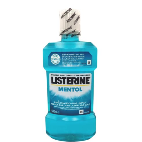 Listerine mouthwash 500ml Mentol [ES,PT]