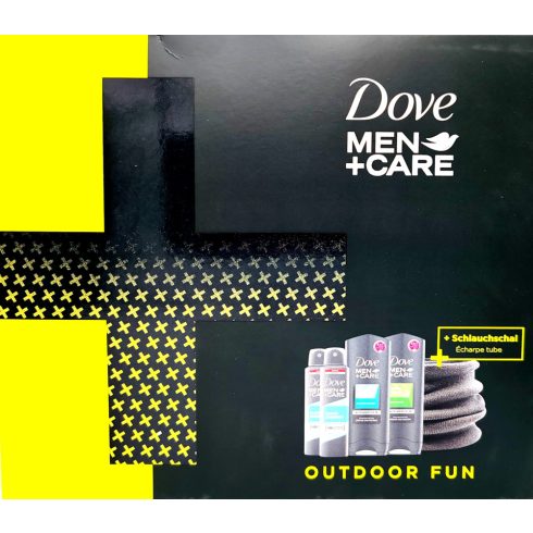 Dove MEN gift set Outdoor fun (2x Shower gel 250ml+ 2x deodorant 150ml+ snood)