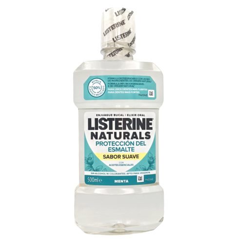 Listerine Mouthwash 500ml Natural Sabor Suave Mint [ES,PT]